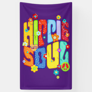 Banderoles Typographie amusante - HIPPIE SOUL 1
