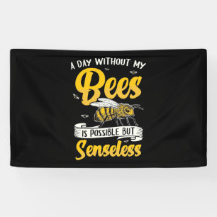 Banderoles Un jour sans mes abeilles
