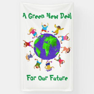 Banderoles Un New Deal Vert Pour Notre Avenir