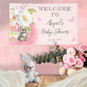 Banderoles Un Petit Baby shower De Lapin Sucré