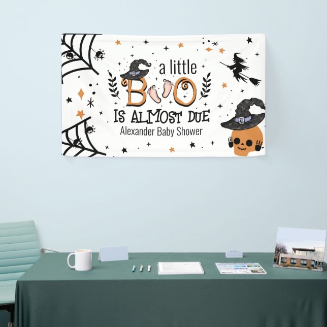 Banderoles un petit livre est presque attendu Halloween (Salon professionnel)