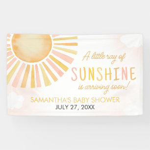 Banderoles Un petit rayon de soleil Baby shower