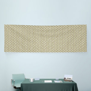 Banderoles Un tapis rectangulaire avec un motif géométrique c