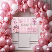 Un Tini sucré Un Coquette Rose Baby shower fille