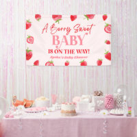 Une Baby Shower aux Fruits Rouges pour Bébé
