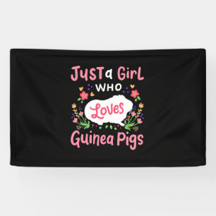 Banderoles Une Dame qui aime les cochons de Guinée