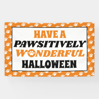 Banderoles Une Halloween à la beauté pawsitive