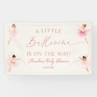Une Petite Ballerine Fête de Naissance Rose Ballet