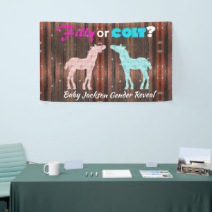 Banderoles Une révélation sur le genre "filly ou Colt" amus