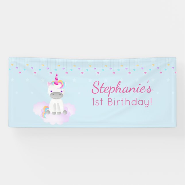 Banderoles Unicorne magique (Horizontal)
