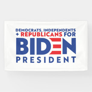 Banderoles United with Biden