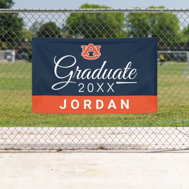 Banderoles Université d'Auburn | Graduation (En situation)