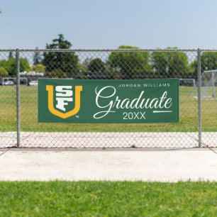 Banderoles Université de San Francisco Diplômé