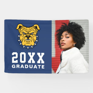 Banderoles Université d'État NCA&T   Tête de Bulldog