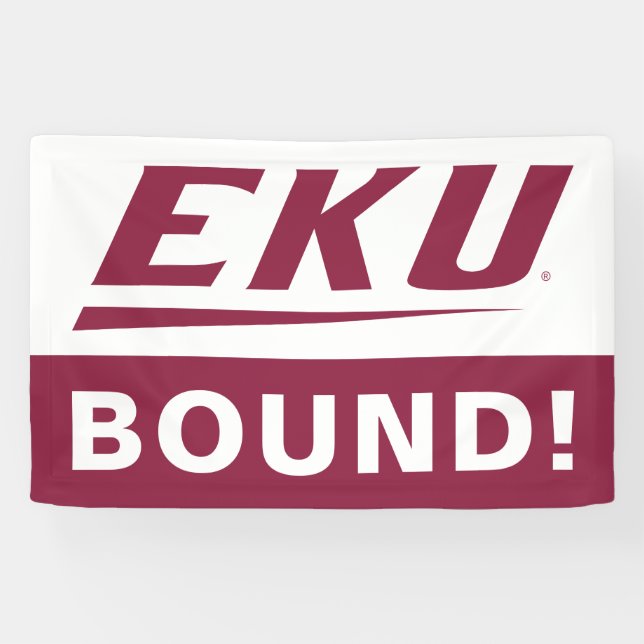Banderoles Université du Kentucky oriental | EKU (Horizontal)