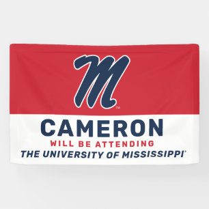 Banderoles Université du Mississippi   Script M