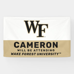 Banderoles Université Wake Forest WF