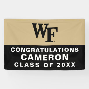 Banderoles Université Wake Forest WF