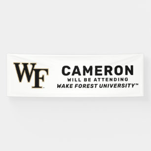Banderoles Université Wake Forest WF