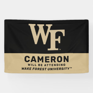 Banderoles Université Wake Forest WF