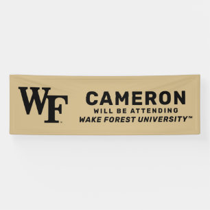 Banderoles Université Wake Forest WF
