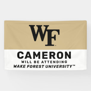 Banderoles Université Wake Forest WF