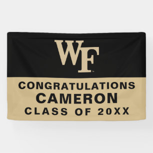 Banderoles Université Wake Forest WF