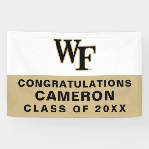 Banderoles Université Wake Forest WF