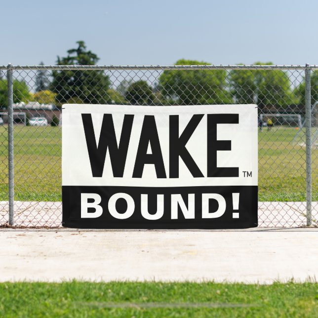 Banderoles Université Wake Forest | Wordmark Wake (Insitu)