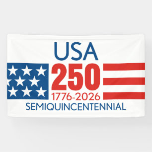 Banderoles USA 250 - 250e anniversaire de l'Amérique - Étoile