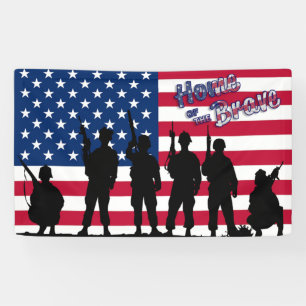 Banderoles USA Accueil du Brave Soldier