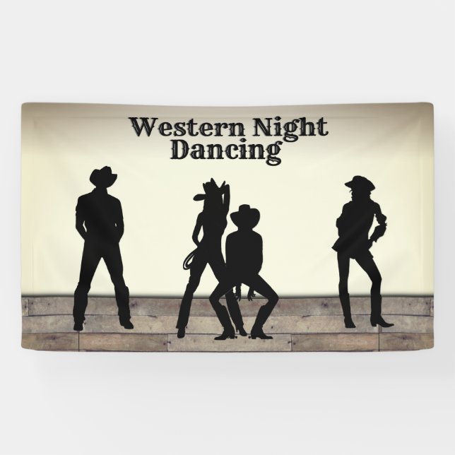 Banderoles Utilisé pour être une danse de ligne (Horizontal)