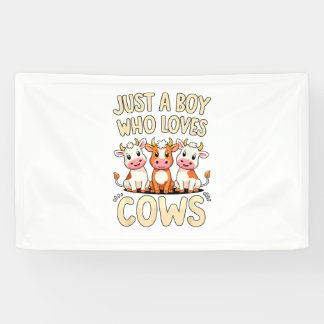 Banderoles Vache _ Boys & Toddler, Juste Un Garçon Qui Aime L