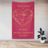 Valentine's Day Geometric Heart Fête de Mariage