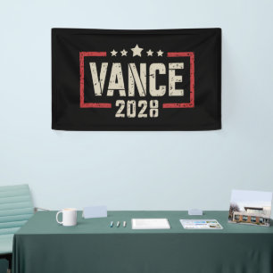 Banderoles Vance 2028 Président de la campagne électorale Dra