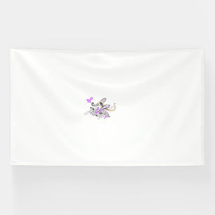 Banderoles Vecteur de tatouage fée papillon - Art Floral Vint