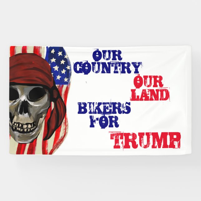BANDEROLES VÉHICULES POUR TRUMP (Horizontal)