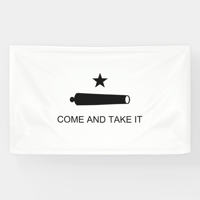 Banderoles Venez le prendre Drapeau (Horizontal)