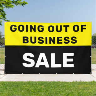 Banderoles Vente de liquidation totale Grande