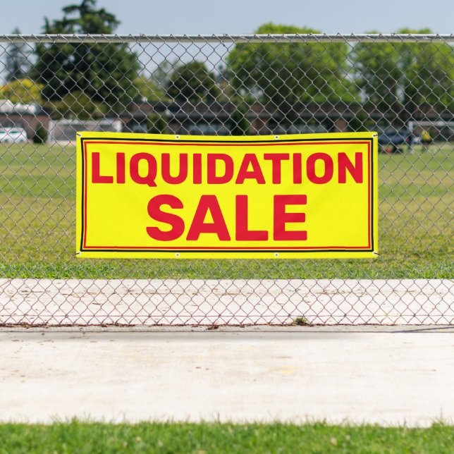 Banderoles Vente de liquidité pour petites entreprises Grande (En situation)
