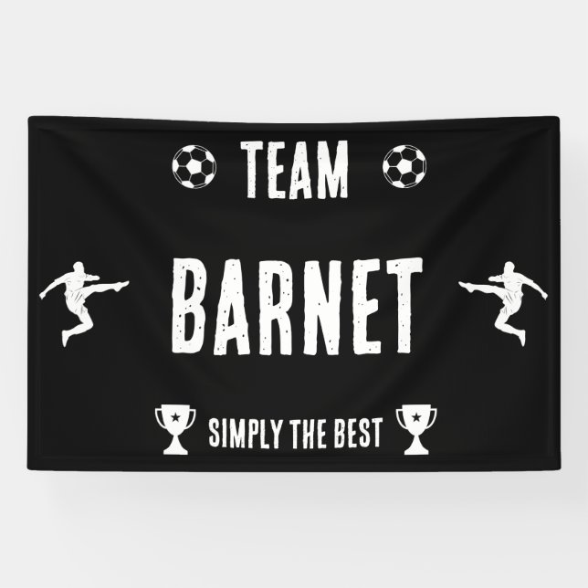 Banderoles Vêtements de football de football (Horizontal)