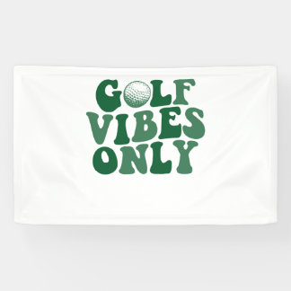 Banderoles Vibes De Golf Seulement, Lover De Golf