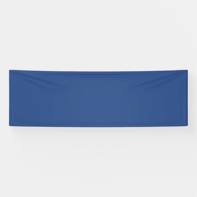 Banderoles Vide Créez votre propre - Bleu Profond (Horizontal)