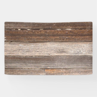 Banderoles Vieux mur extérieur en bois Patiné d'une ferme