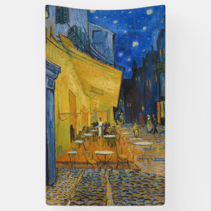 Banderoles Vincent van Gogh - Café Terrasse en soirée