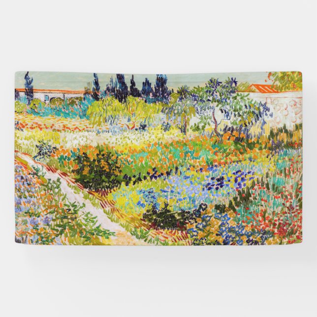 Banderoles Vincent van Gogh - Jardin à Arles (Horizontal)