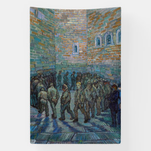 Banderoles Vincent van Gogh - La cour de la prison
