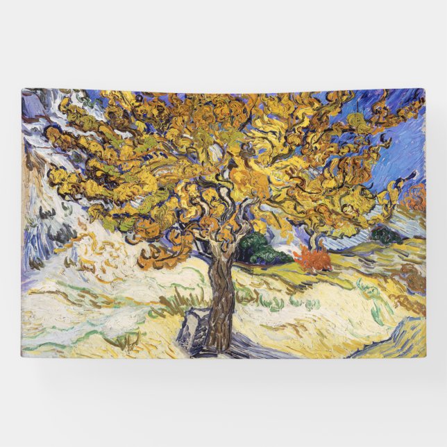 Banderoles Vincent van Gogh - Le Mulberry Tree (Horizontal)