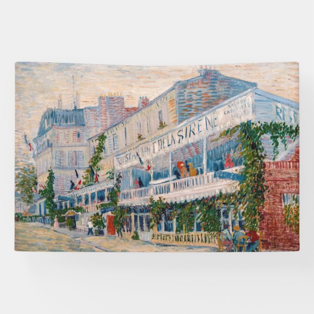 Banderoles Vincent van Gogh - Le Restaurant de la Sirène (Horizontal)