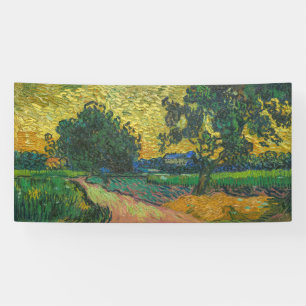 Banderoles Vincent van Gogh - Paysage à Twilight
